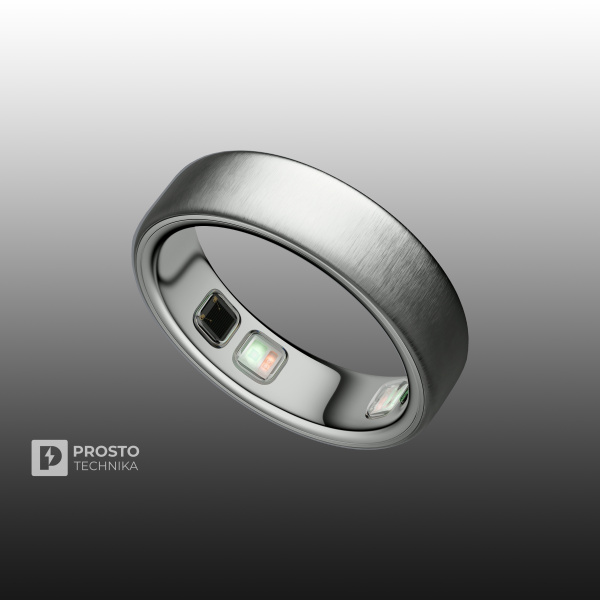 Oura Ring 5 Brushed Silver Size 6 (Матовое Серебро)